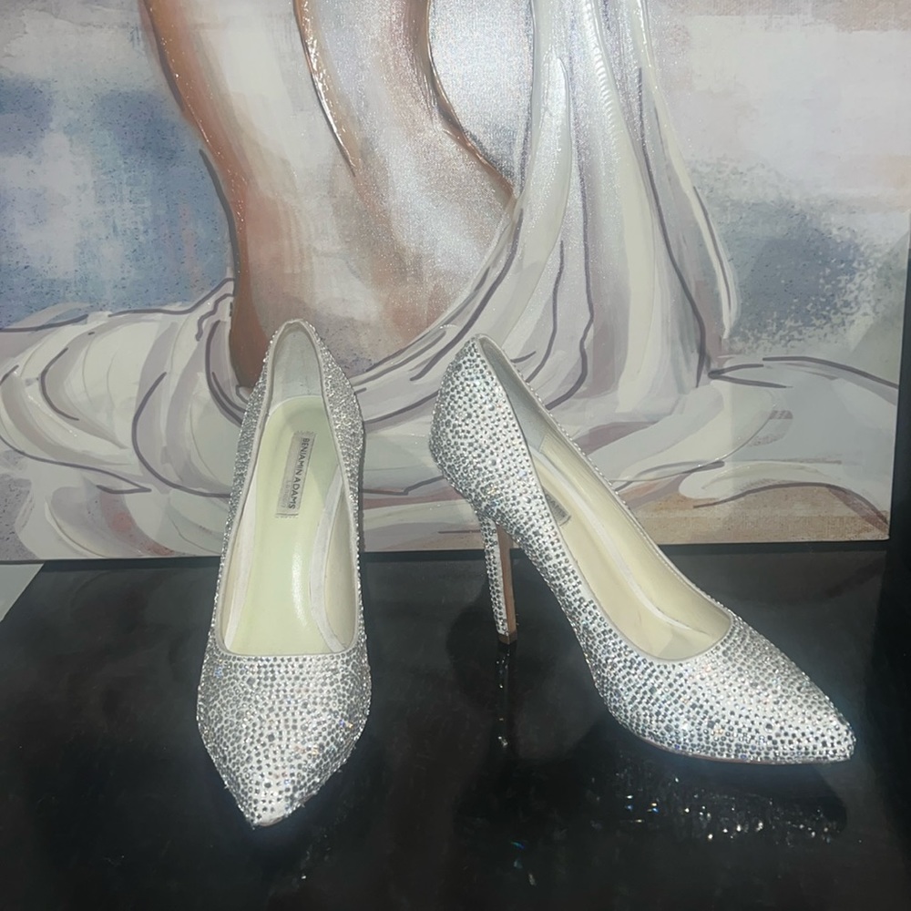 Benjamin Adams rhinestone heels size 8.5